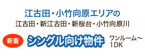 近隣エリアの新着 江古田・小竹向原エリアの 江古田・新江古田・新桜台・小竹向原 新着 シングル向け物件 ワンルーム～1DK